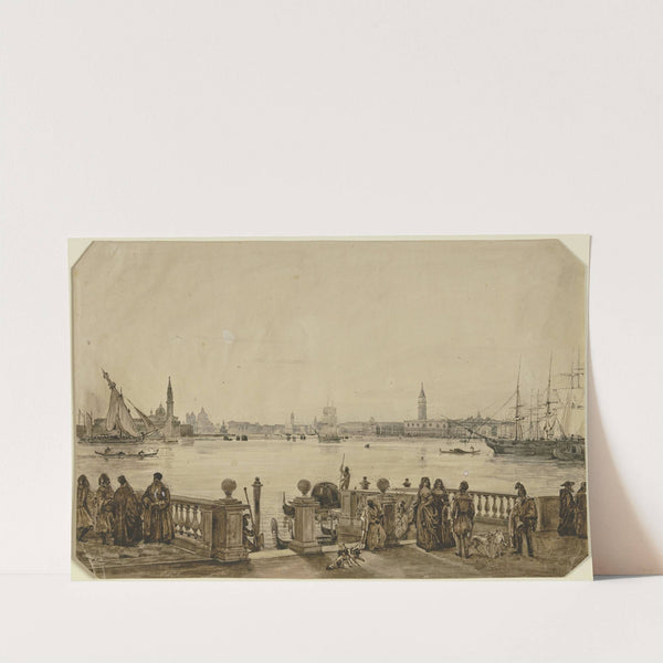 View on Venice by Friedrich von Nerly