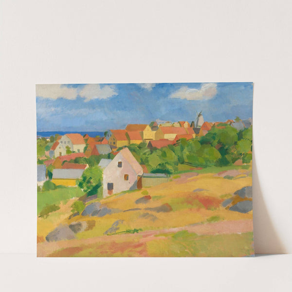 View over Gudhjem by Karl Isakson