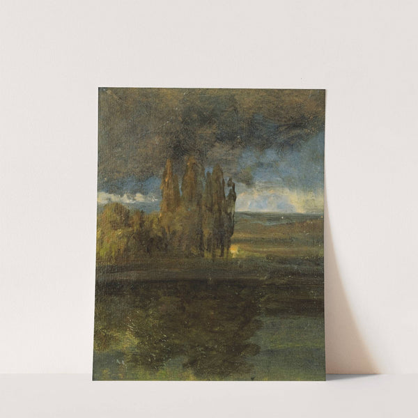 View Over The Elbe And The 'der Bär' Bastion by Johan Christian Dahl