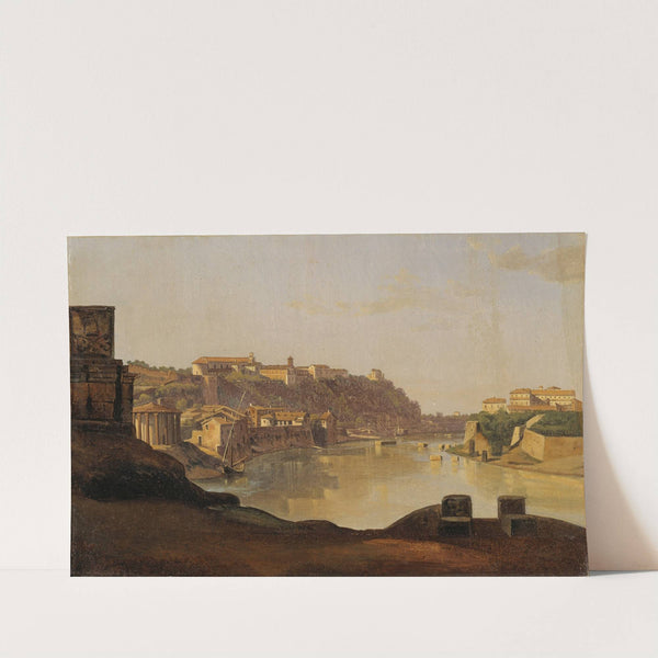 View over the Tiber to the Aventine, Rome by Gustaf Söderberg