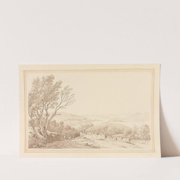 View over Windermere from above Barig by Joseph Farington