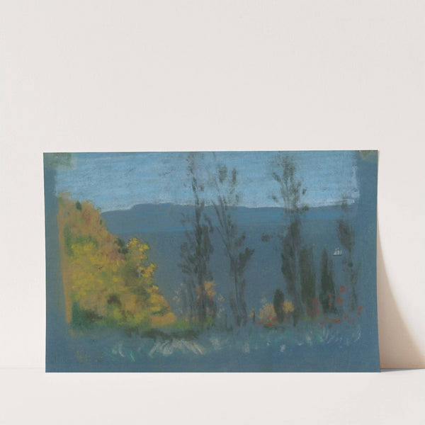 View through Poplars by Arthur Bowen Davies