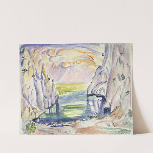 Vigen ved En Vaux, Cassis (1911) by Emile Othon Friesz