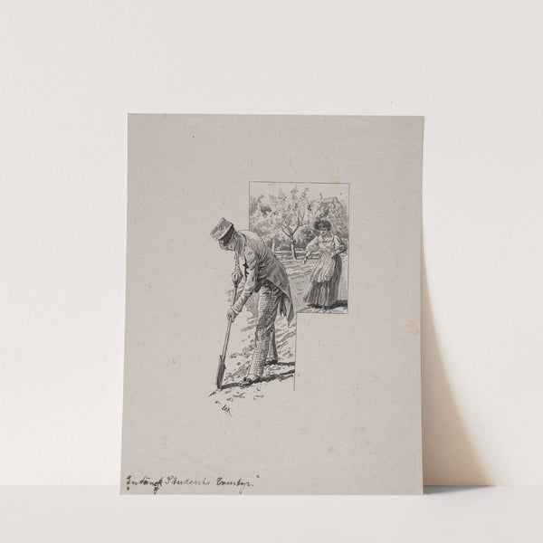 Vignet til Poul Møller- En dansk students eventyr by Herman Rudolf Müller