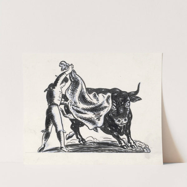 Vignet voor De Gemeenschap (ontwerp) (1935) by Leo Gestel