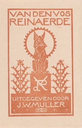 Vignet voor uitgever J.W. Muller