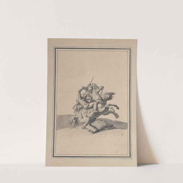 Vignette from the Battle of Milvian (early 18th century) by Bernard Picart