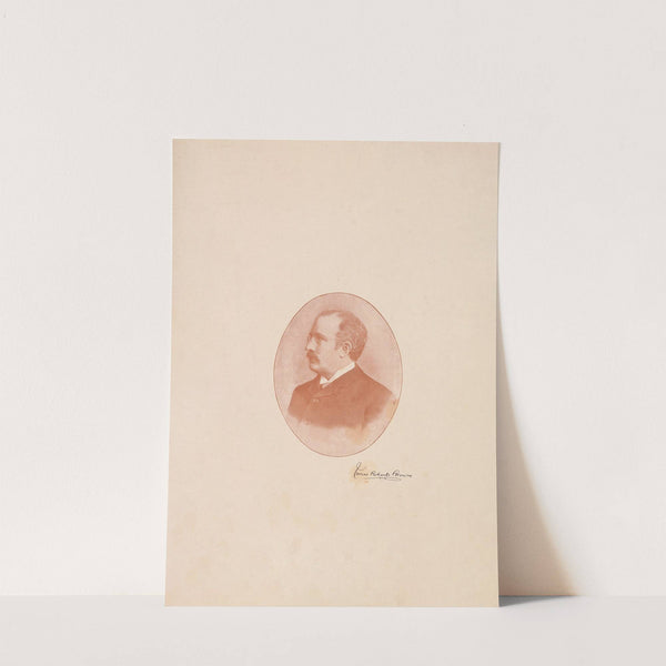 Vignette protrait by James Roberts Brown