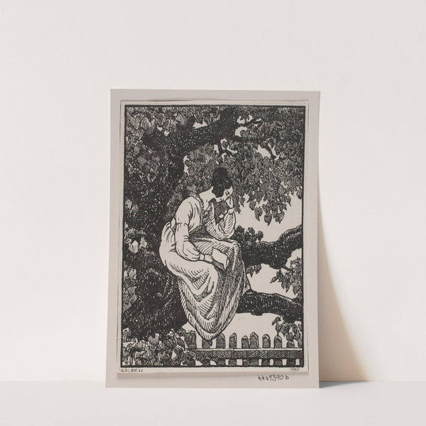 Vignette til H Hertz' Posthuset i Hirschholm by Alexander Blom