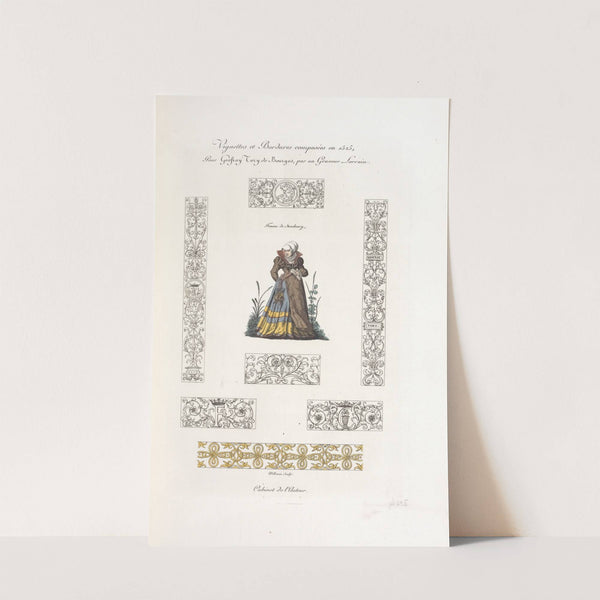 Vignettes et bordures composées en 1525, pour Geofroy Tory de Bourges, par un graveur Lorrain. by Nicolas Xavier Willemin
