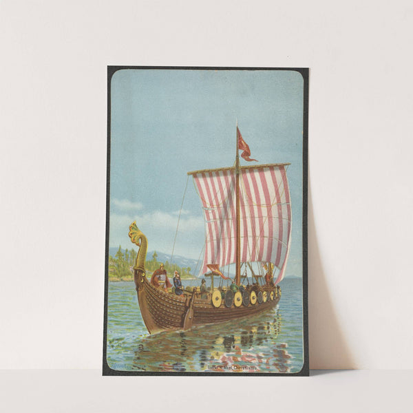 Viking ship by Andreas Bloch