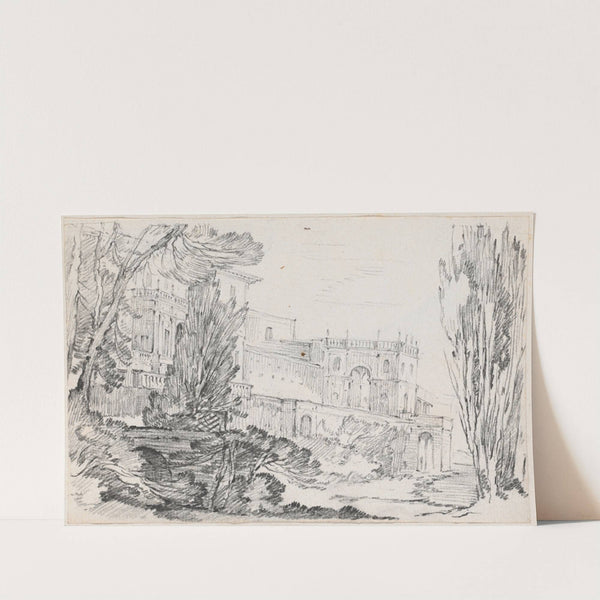 Villa d'Este,Tivoli by Joseph-Marie Vien