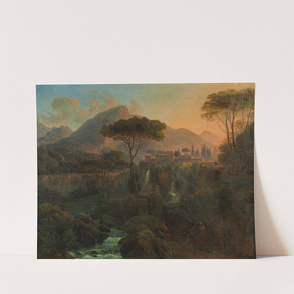 Villa Gregoriana, Tivoli by Johann Nepomuk Schödlberger