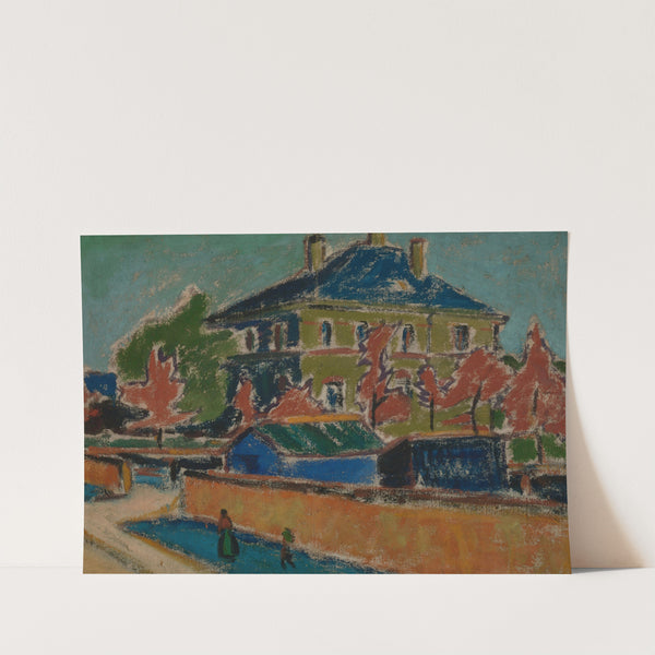 Villa in Dresden (circa 1910) by Ernst Ludwig Kirchner