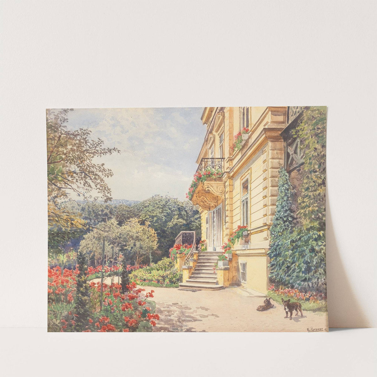 Villa in gepflegtem Garten by Ernst Graner
