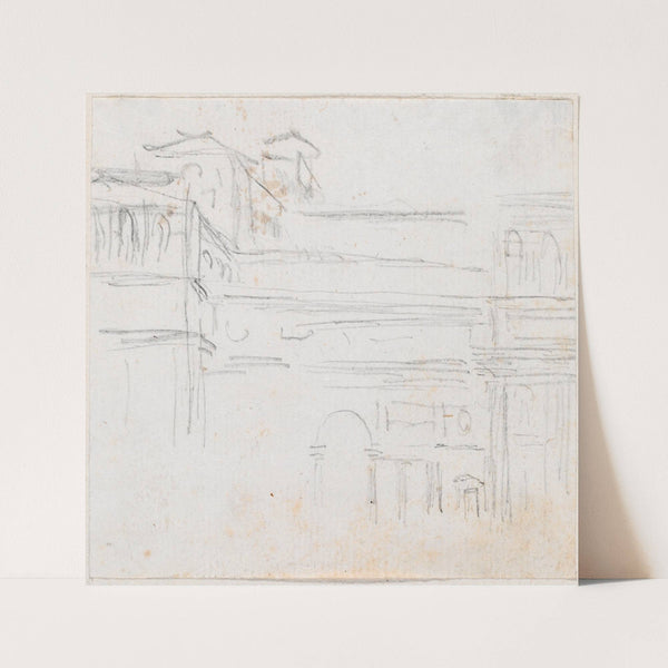 Villa Medici (probably c. 1754-1765) by Hubert Robert