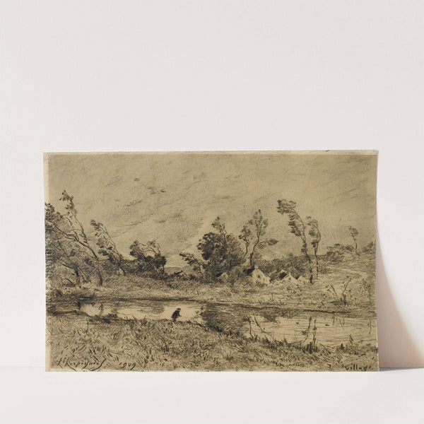 Village (1909) by Henri-Joseph Harpignies