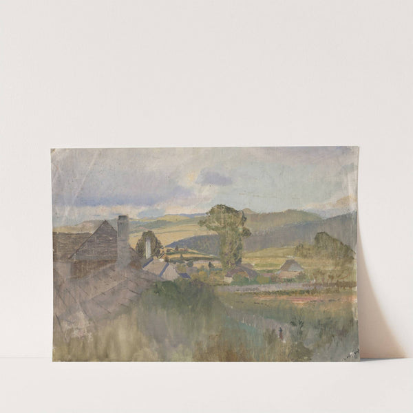 Village below the Tatras (1880–1900) by Ladislav Mednyánszky