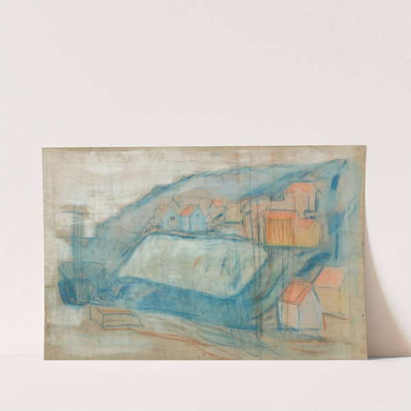 Village by the Sea (1909–11) by Edvard Munch