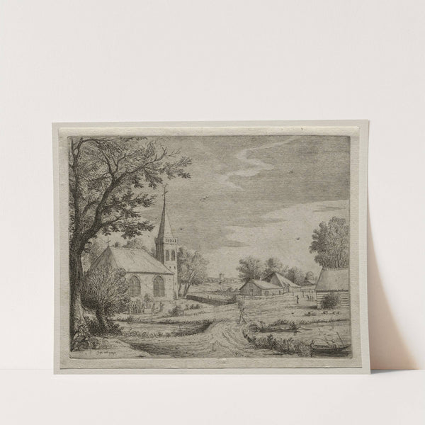 Village Church (c. 1650) by Jan van Goyen