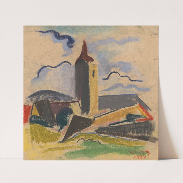 Village Church by Zolo Palugyay