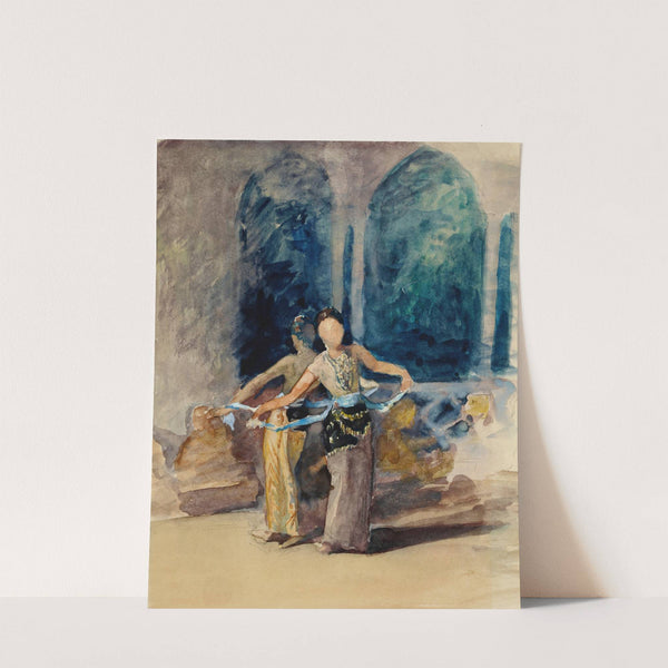 Village Dancing Girls at Garoet in the Preanger Regency, Java by John La Farge