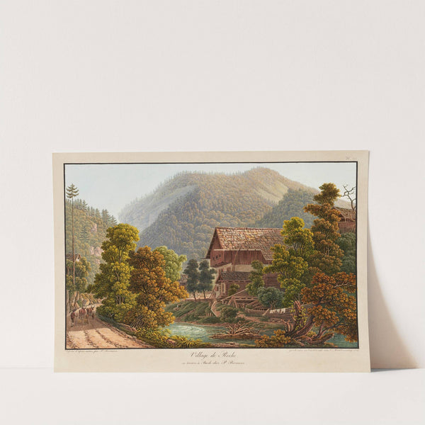 Village de Roche by Peter Birmann