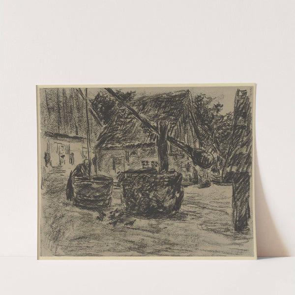 Village draw well by Max Liebermann