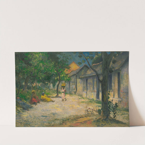 Village in Martinique (Femmes et Chevre dans le village) by Paul Gauguin