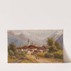 Village in Pinzgau, Salzburg by Gustav Barbarini