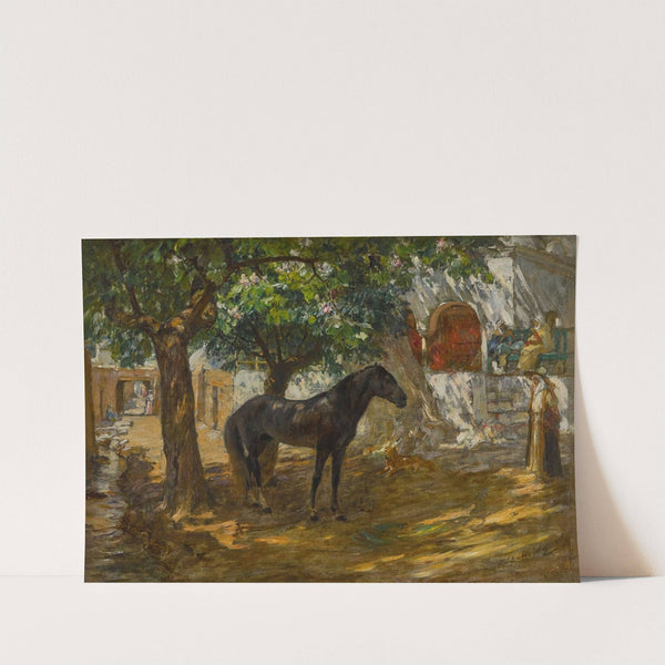 Village in the Sahara by Frederick Arthur Bridgman