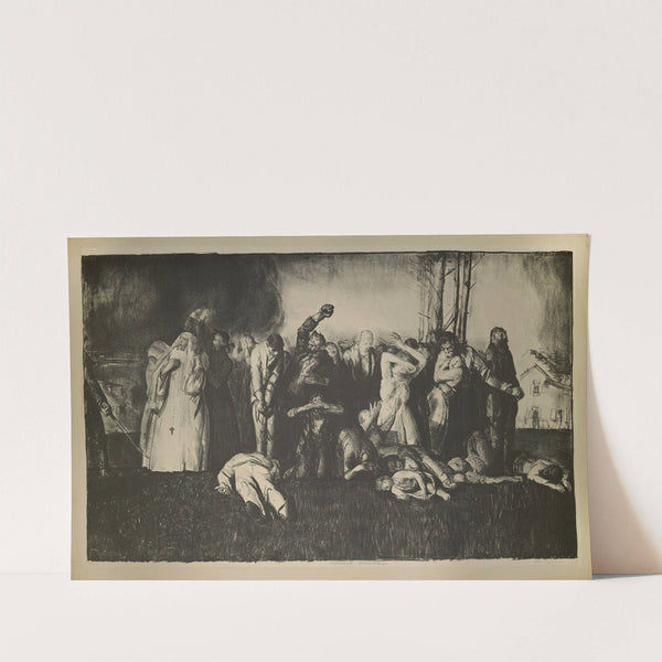 Village massacre (1918) by George Wesley Bellows