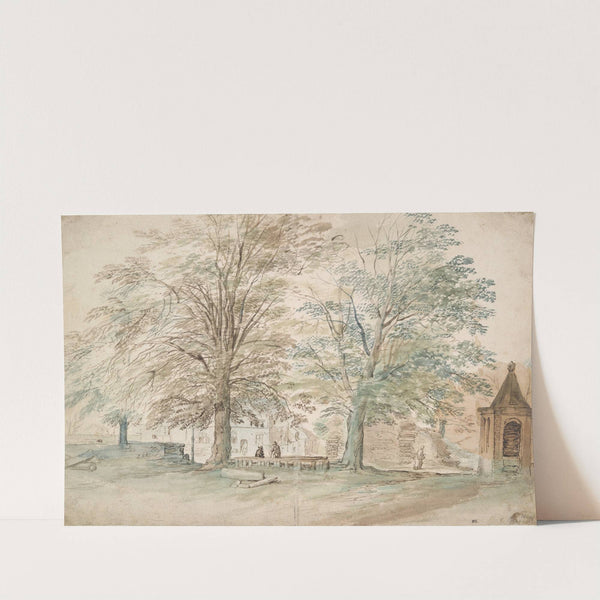 Village Meeting Place under Two Old Trees by Jan Brueghel The Elder