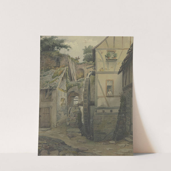 Village motif by Jakob Fürchtegott Dielmann