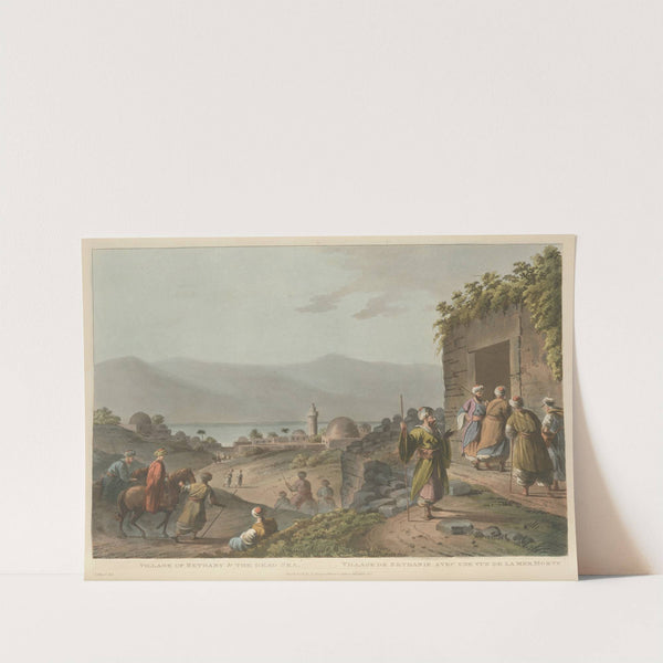 Village of Bethany and the Dead Sea by Luigi Mayer