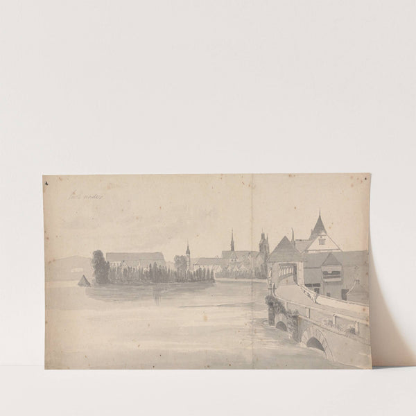 Village on a Lake (ca. 1817) by Isaac Weld