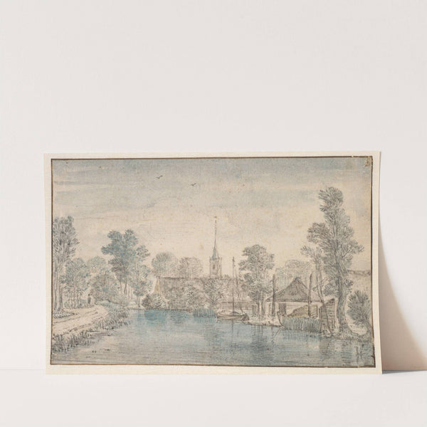 Village on a River (1620–25) by Jan Jansz. den Uyl