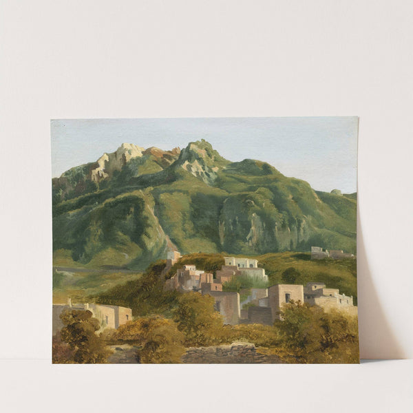 Village on the Island of Ischia (c. 1826) by Sébastien Norblin de la Gourdaine