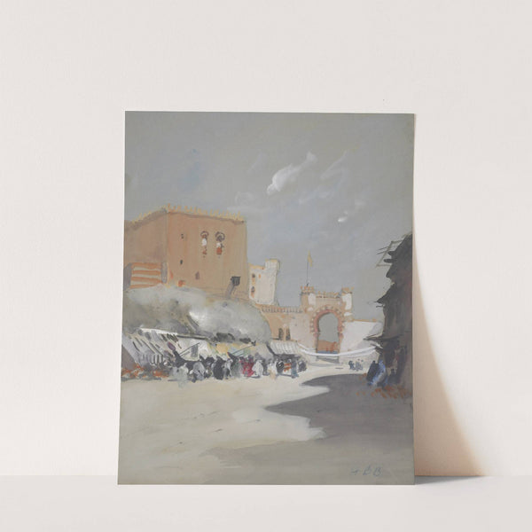 Village on the Red Sea by Hercules Brabazon Brabazon