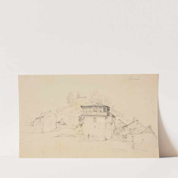 Village pyrénéen by Jacques-Raymond Brascassat