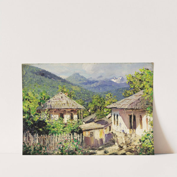 Village Scene by Nikolay Nikanorovich Dubovskoy