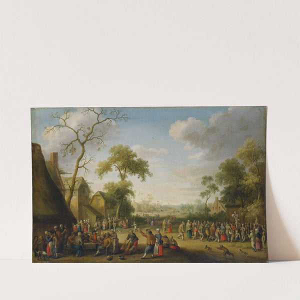 Village Scene by Joost Cornelisz Droochsloot