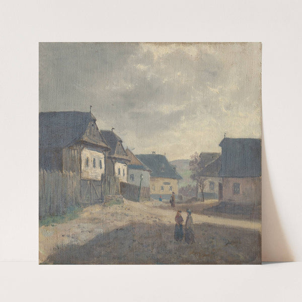 Village Square (1850) by Jan Nowopacký