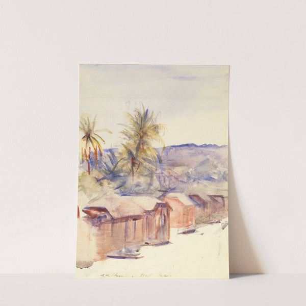 Village Street, Dominica by Abbott Handerson Thayer