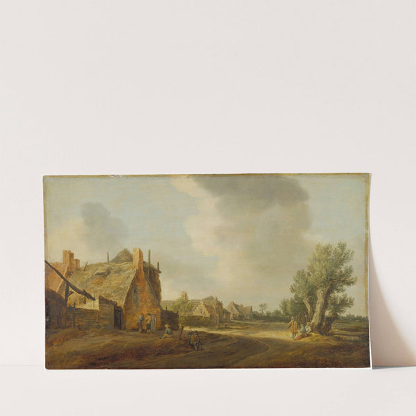 Village Street (1628) by Jan van Goyen