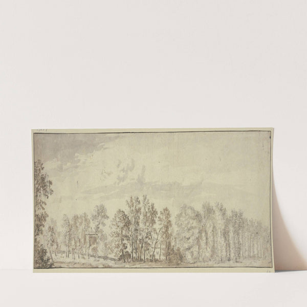 Village underneath trees by Gerrit Adriaensz. Berckheyde