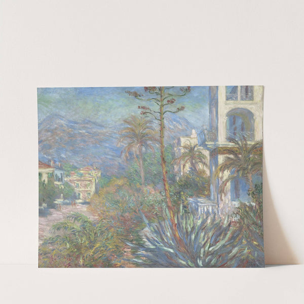 Villas at Bordighera (1884) by Claude Monet