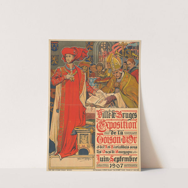 Ville de Bruges. Exposition de la Toison d’Or 1907 (1907) by Florimond Maria Van Acker