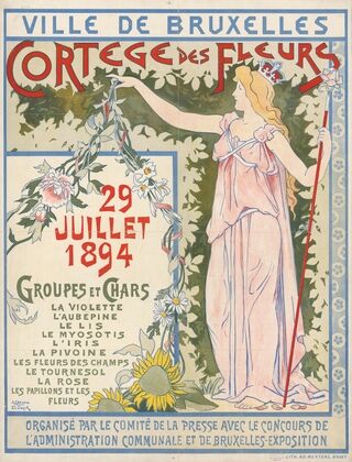 Ville de Bruxelles. Cortege des fleurs 1894 (1894)