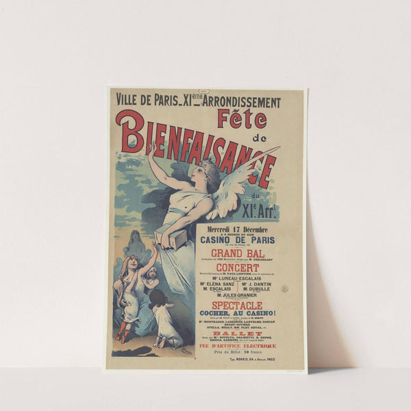 Ville de Paris XIe arrondissement. Fête de bienfaisance du XIe Arrondissement (1880) by Alfred Choubrac